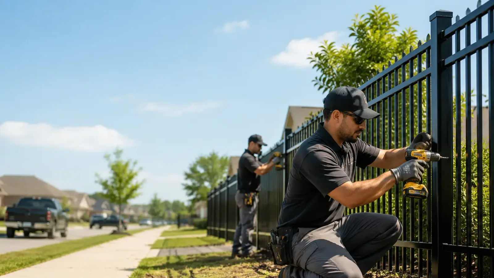 Metal Fence Installation in Flushing, MI